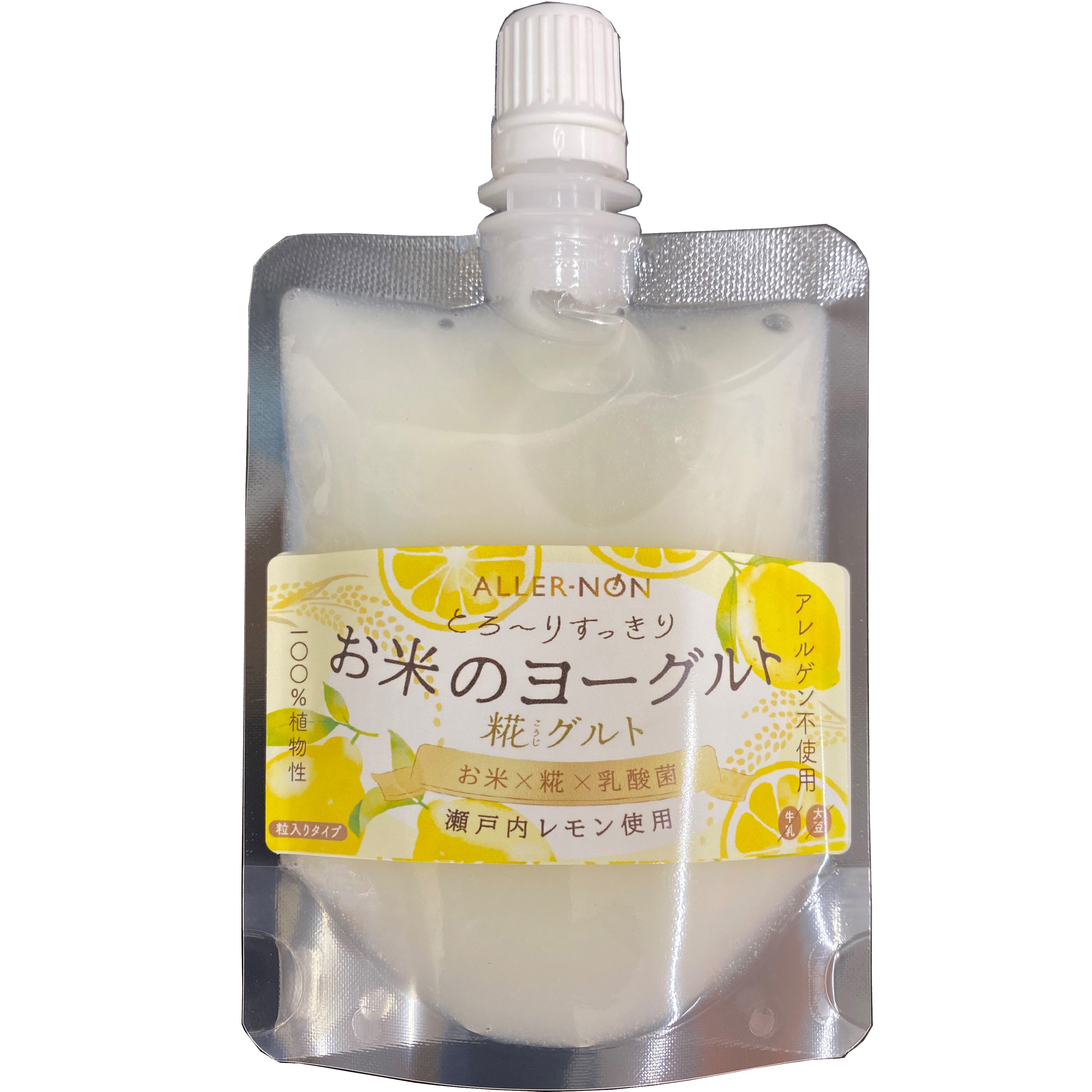 【定期購入】お米のヨーグルト　糀グルト　瀬戸内レモン　80g